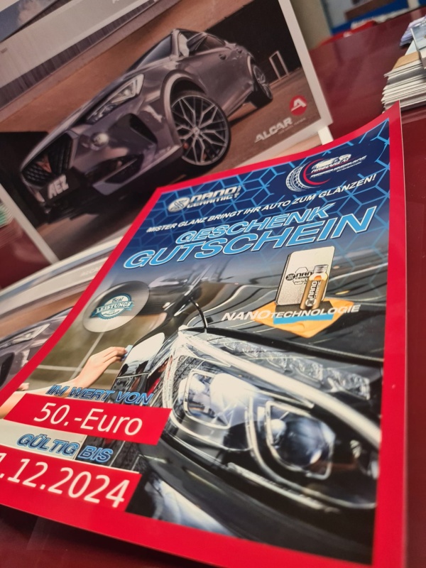 Mister Glanz Geschenk Gutschein