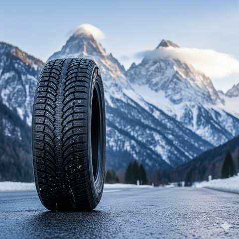 Winterlandschaft im Gasteinertal mit schneebedeckten Bergen und Straße